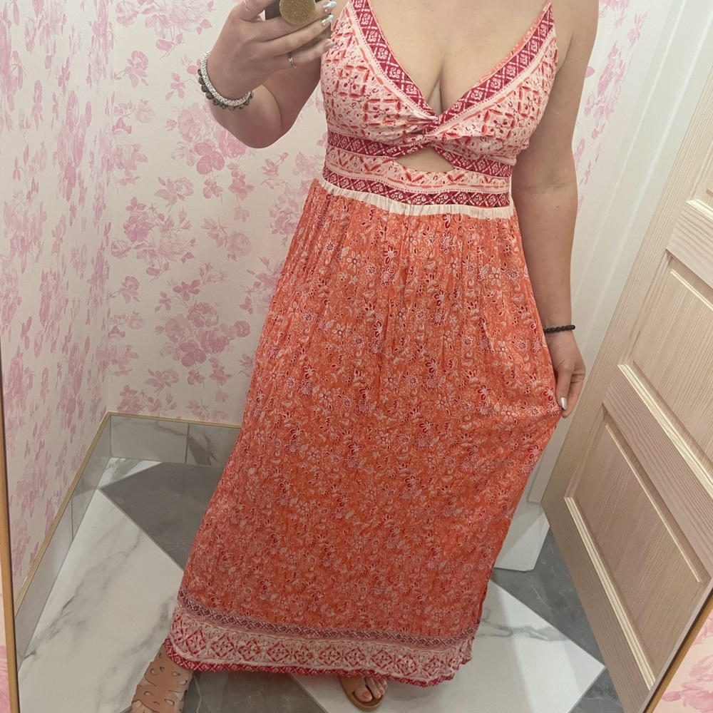 Angie Floral Maxi Dress